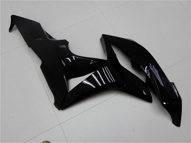 2007-2008 Glossy Black Honda CBR600RR Motorcycle Fairings