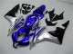 2007-2008 Silver Blue Glossy Black OEM Style Honda CBR600RR Motorcycle Fairings