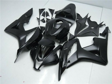 2007-2008 Matte Black Honda CBR600RR Motorcycle Fairing Kits