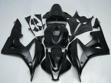 2007-2008 Matte Black Honda CBR600RR Motorcycle Fairing Kits