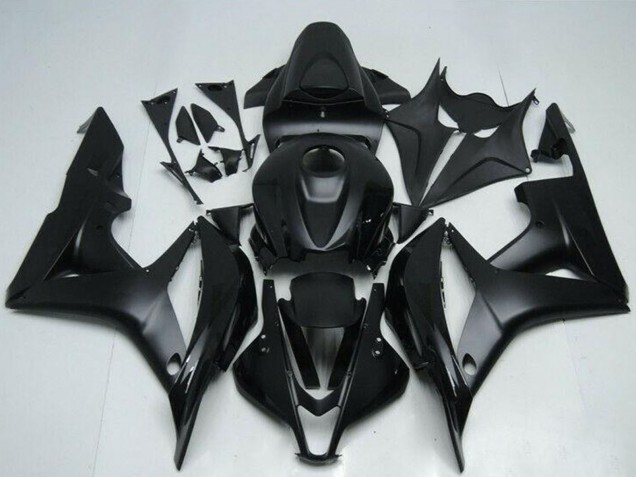 2007-2008 Matte Black Honda CBR600RR Motorcycle Fairing Kits