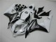 2007-2008 White Glossy Black Honda CBR600RR Bike Fairings
