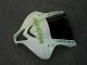 2007-2008 White Green Glossy Black Hannspree Honda CBR600RR Motorcycle Fairing