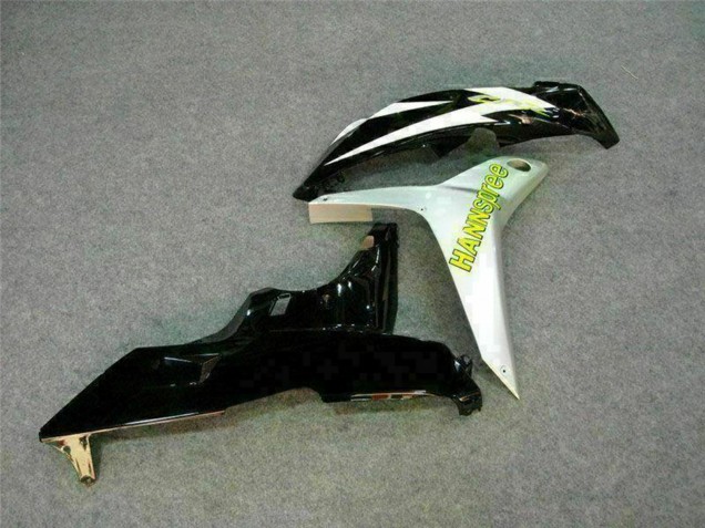 2007-2008 White Green Glossy Black Hannspree Honda CBR600RR Motorcycle Fairing