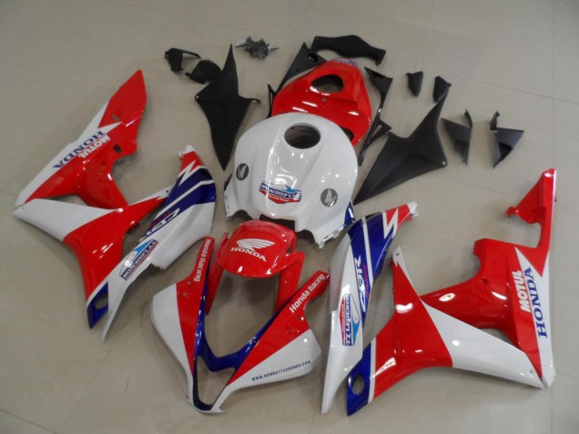 2007-2008 White Red Blue Honda CBR600RR Motorcycle Fairings