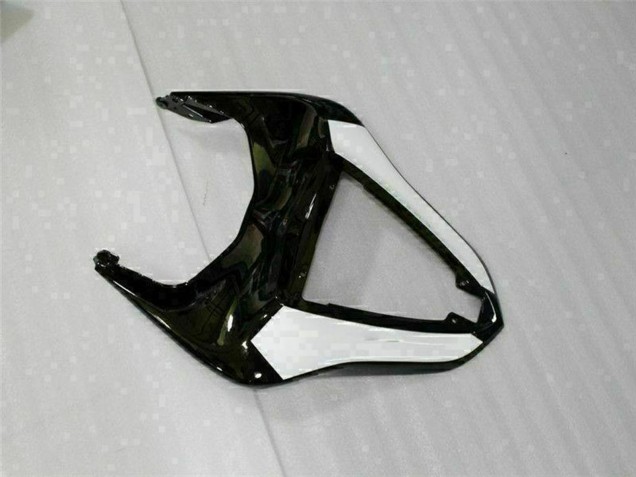 2007-2008 Black White Kawasaki ZX6R Motorcycle Fairings