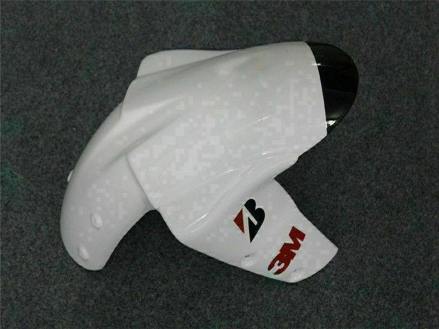2007-2008 Black White Elf Kawasaki ZX6R Motorcycle Fairings