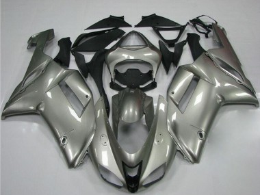 2007-2008 Grey Kawasaki ZX6R Motorcycle Fairings