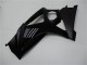 2007-2008 Glossy Black Matte Black No Decal Suzuki GSXR 1000 Motorcycle Fairings