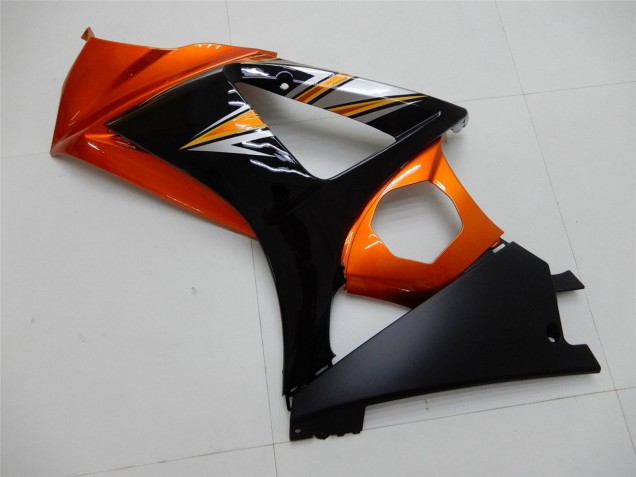 2007-2008 Orange Black Suzuki GSXR 1000 Motorcycle Fairing