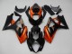 2007-2008 Orange Black Suzuki GSXR 1000 Motorcycle Fairing
