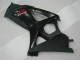 2007-2008 Glossy Black Matte Black Red Suzuki GSXR 1000 Motorcycle Fairings
