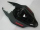 2007-2008 Glossy Black Matte Black Red Suzuki GSXR 1000 Motorcycle Fairings