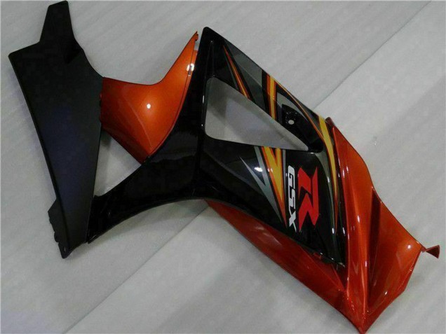 2007-2008 Black Orange Suzuki GSXR 1000 Motorcycle Fairings