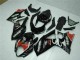 2007-2008 Glossy Black Red White Suzuki GSXR 1000 Motorcycle Fairings
