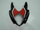 2007-2008 Glossy Black Red White Suzuki GSXR 1000 Motorcycle Fairings