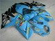 2007-2008 Blue Gold Black Rizla Suzuki GSXR 1000 Motorcycle Fairing Kits