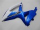 2008-2010 White Blue Suzuki GSXR 600/750 Motorcycle Fairings