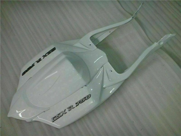 2008-2010 White Suzuki GSXR 600/750 Motorcycle Fairings