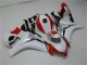 2008-2011 White Red Honda CBR1000RR Motorcycle Fairings
