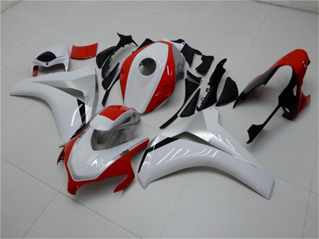 2008-2011 White Red Honda CBR1000RR Motorcycle Fairings