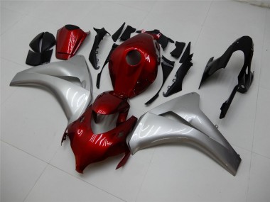 2008-2011 Silver Maroon Red Honda CBR1000RR Motorcycle Fairings