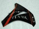 2008-2011 Glossy Black Red Honda CBR1000RR Motorcycle Fairings