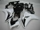 2008-2011 White Glossy Black Honda CBR1000RR Bike Fairings