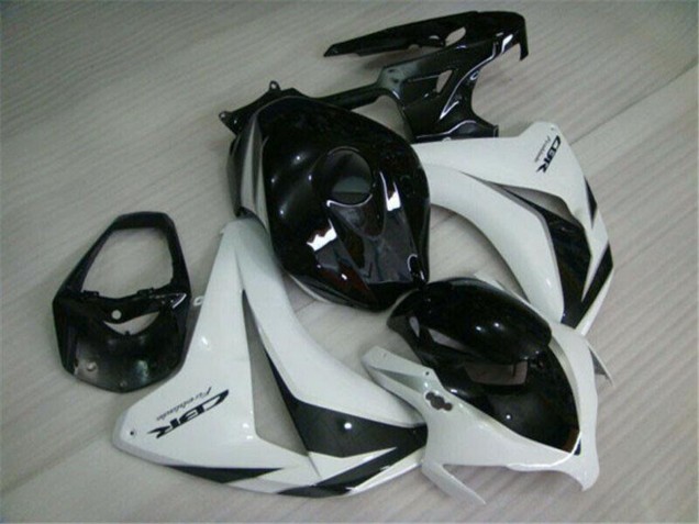 2008-2011 White Glossy Black Honda CBR1000RR Bike Fairings