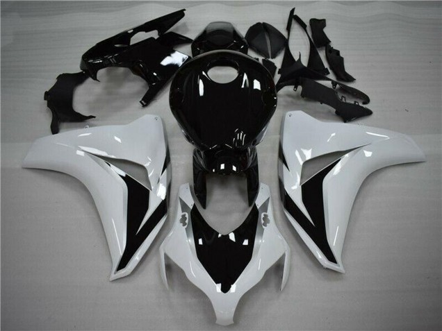 2008-2011 White Glossy Black Honda CBR1000RR Bike Fairings