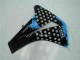 2008-2011 White Blue Glossy Black Honda CBR1000RR Motorcycle Fairing