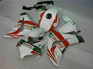 2008-2011 White Red Green Castrol Honda CBR1000RR Motorcycle Fairings