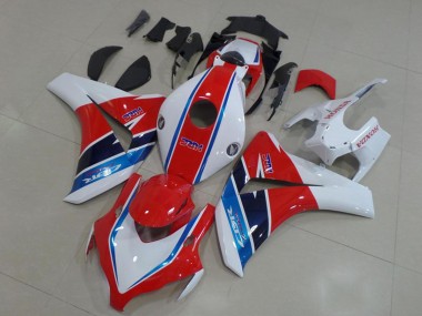 2008-2011 White Red Blue HRC Honda CBR1000RR Motorcycle Fairing Kits