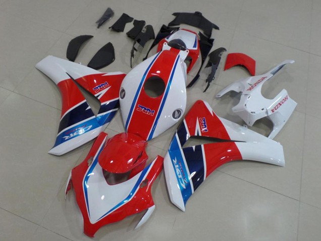 2008-2011 White Red Blue HRC Honda CBR1000RR Motorcycle Fairing Kits