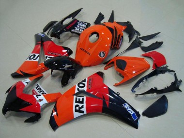 2008-2011 Orange White Red Glossy Black Repsol Honda CBR1000RR Abs Fairings