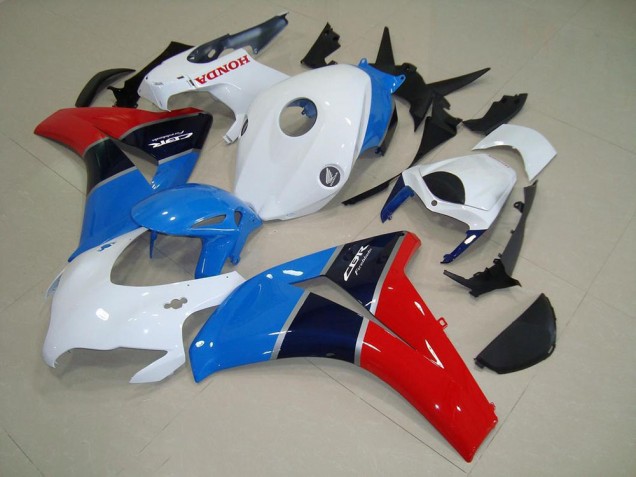2008-2011 White Light Blue Red Glossy Black Honda CBR1000RR Motorcycle Fairings