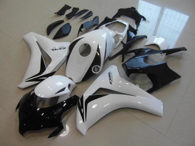 2008-2011 White Glossy Black Honda CBR1000RR Motorcycle Fairing Kits