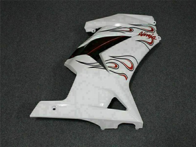 2008-2012 White Red Kawasaki EX250 Motorcycle Fairings
