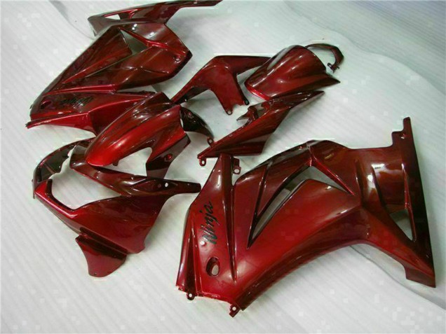 2008-2012 Maroon Red Kawasaki EX250 Motorcycle Fairings