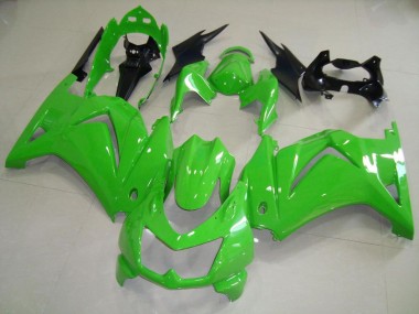 2008-2012 Green Kawasaki ZX250R Motorcycle Fairings