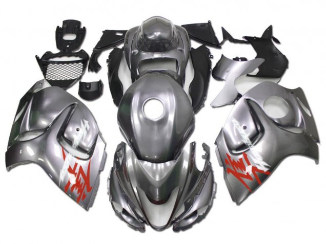 2008-2020 Silver Suzuki GSXR 1300 Hayabusa Motorcycle Fairings