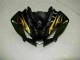 2008-2016 Glossy Black Gold Flame Yamaha YZF R6 Motorcycle Fairings