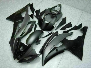 2008-2016 Grey Matte Black Yamaha YZF R6 Motorcycle Fairings
