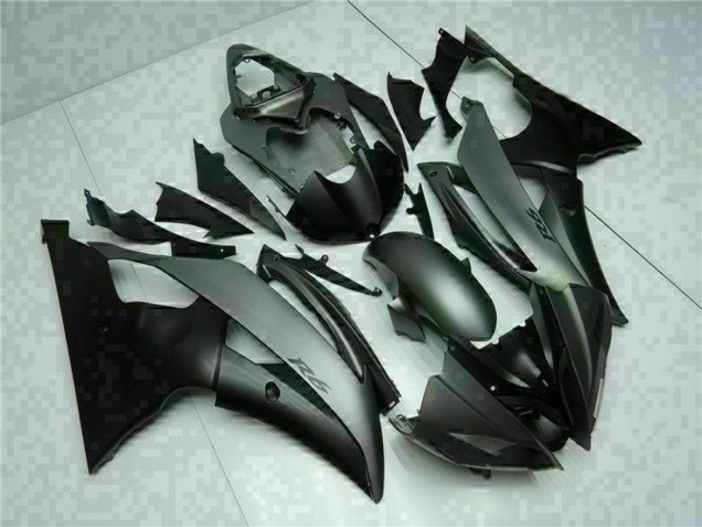 2008-2016 Grey Matte Black Yamaha YZF R6 Motorcycle Fairings