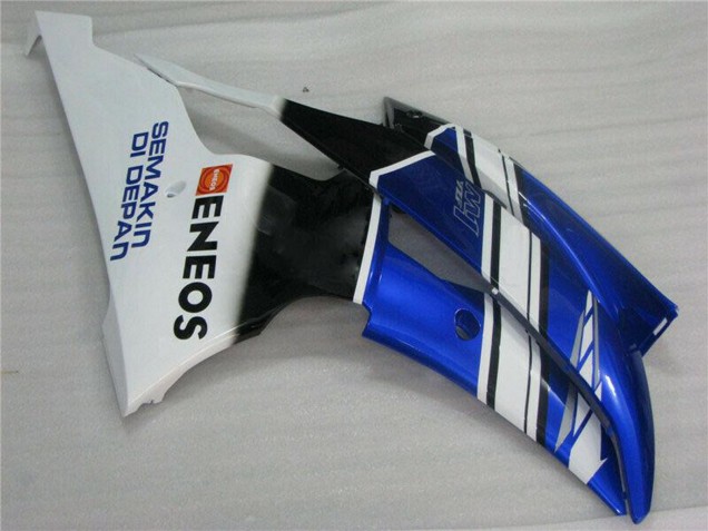 2008-2016 White Blue Black ENEOS Semakin Didepan Yamaha YZF R6 Motorcycle Fairings