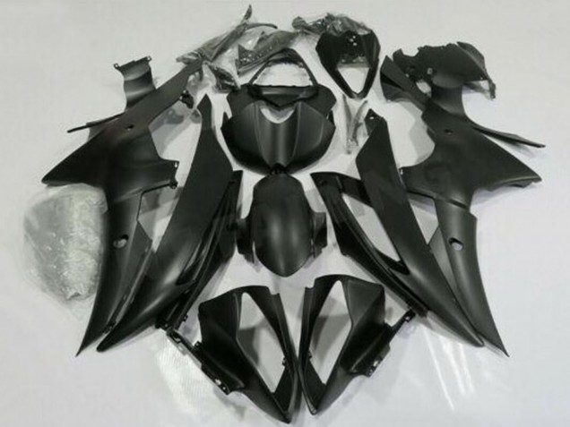 2008-2016 Matte Black Yamaha YZF R6 Motorcycle Fairings