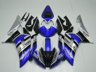 2008-2016 White Blue Silver Black Monster ENEOS Yamalube Semakin Didepan Yamaha YZF R6 Motorcycle Fairings
