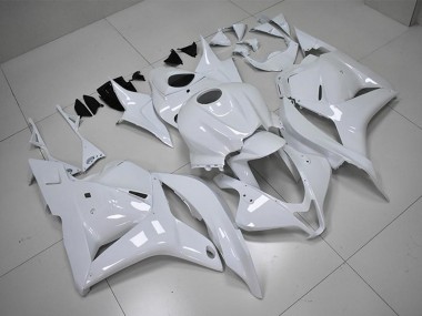 2009-2012 Pearl White Honda CBR600RR Motorcycle Fairings