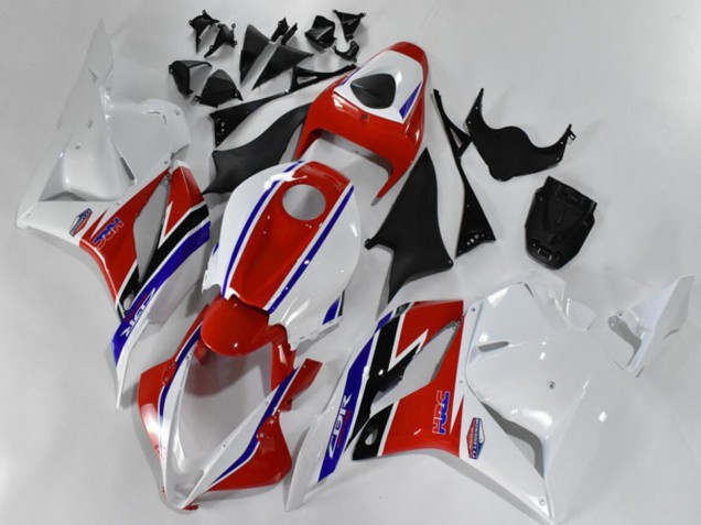 2009-2012 White Red Blue Honda CBR600RR Motorcycle Fairing Kits