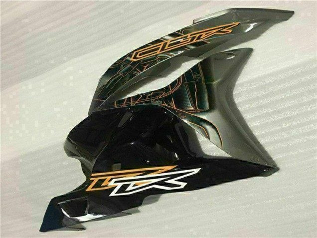 2009-2012 White Orange Glossy Black Honda CBR600RR Motorcycle Fairings